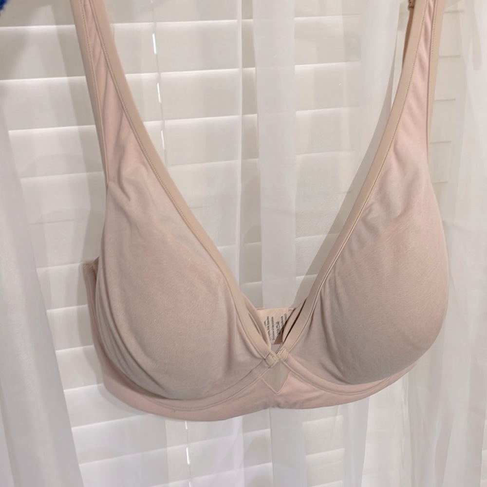 24/7 Cotton Plunge Bra 36E